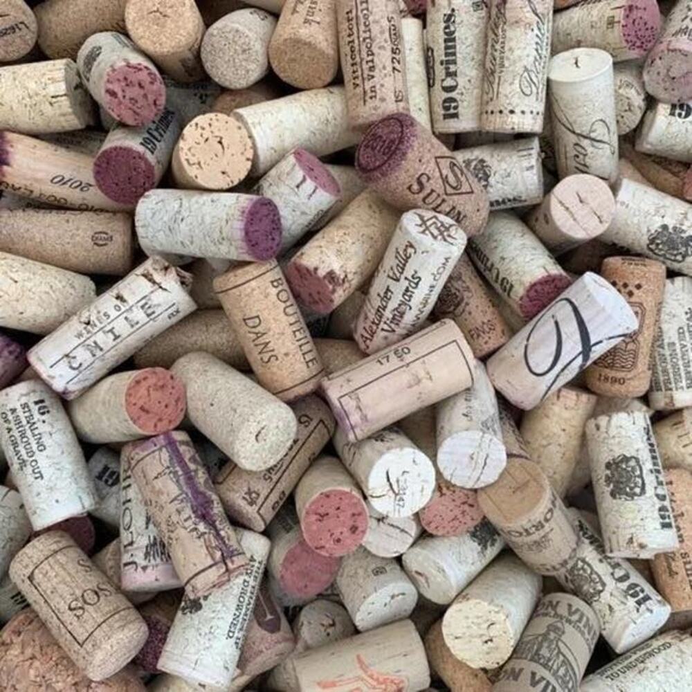75 NATURAL WINE BOTTLE CORKS — Red White Nice Variety Crafting Wedding Recycled!